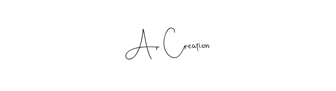 Use a signature maker to create a handwritten signature online. With this signature software, you can design (Andilay-7BmLP) your own signature for name Ar Creation. Ar Creation signature style 4 images and pictures png
