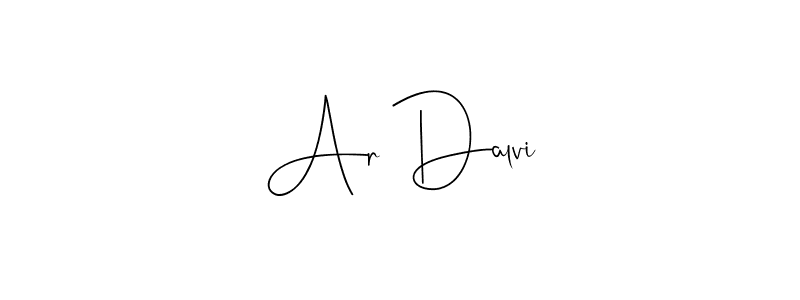 How to make Ar Dalvi signature? Andilay-7BmLP is a professional autograph style. Create handwritten signature for Ar Dalvi name. Ar Dalvi signature style 4 images and pictures png