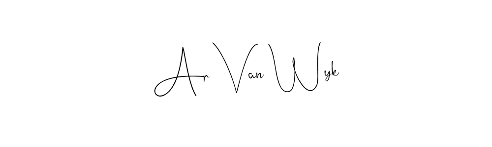 Make a beautiful signature design for name Ar Van Wyk. Use this online signature maker to create a handwritten signature for free. Ar Van Wyk signature style 4 images and pictures png