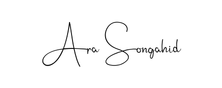 Elevate your brand with a stunning Ara Songahid eSignature. The Andilay-7BmLP style provides a balanced, flowing aesthetic for everyday signing. Ara Songahid signature style 4 images and pictures png