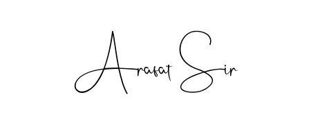 Create a personalized artistic stamp with Arafat Sir in Andilay-7BmLP font. Perfect for visual artists, designers, and influencers. Arafat Sir signature style 4 images and pictures png