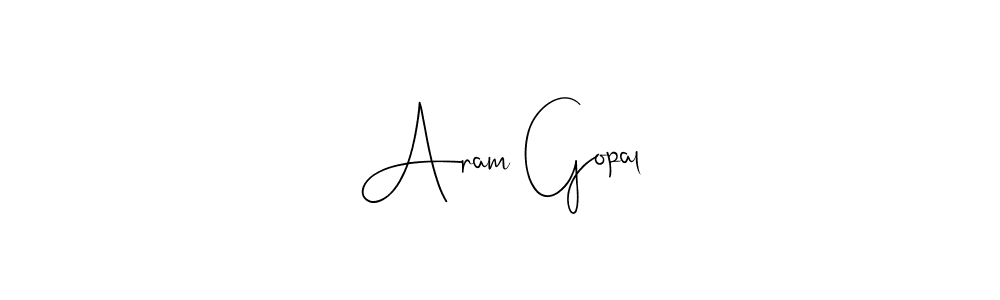 How to make Aram Gopal signature? Andilay-7BmLP is a professional autograph style. Create handwritten signature for Aram Gopal name. Aram Gopal signature style 4 images and pictures png
