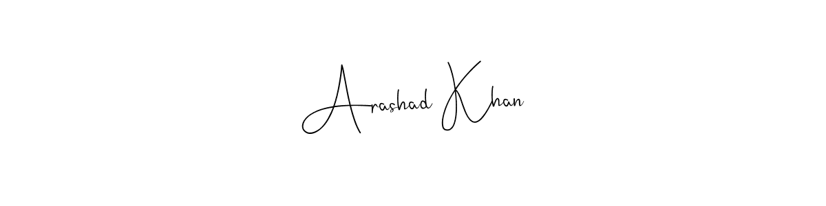 You should practise on your own different ways (Andilay-7BmLP) to write your name (Arashad Khan) in signature. don't let someone else do it for you. Arashad Khan signature style 4 images and pictures png