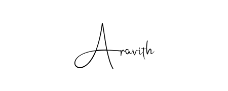 A modern signature idea for name Aravith using Andilay-7BmLP font. Clean strokes and elegant curves make it stand out instantly. Aravith signature style 4 images and pictures png