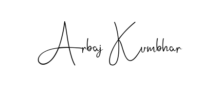Stand out with a creative autograph for Arbaj Kumbhar. The Andilay-7BmLP styling blends modern aesthetics with classic signature flourishes. Arbaj Kumbhar signature style 4 images and pictures png
