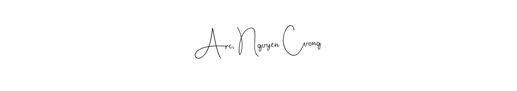 Make a short Arc. Nguyen Cuong signature style. Manage your documents anywhere anytime using Andilay-7BmLP. Create and add eSignatures, submit forms, share and send files easily. Arc. Nguyen Cuong signature style 4 images and pictures png