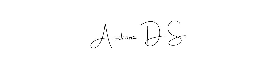 Best and Professional Signature Style for Archana D S. Andilay-7BmLP Best Signature Style Collection. Archana D S signature style 4 images and pictures png