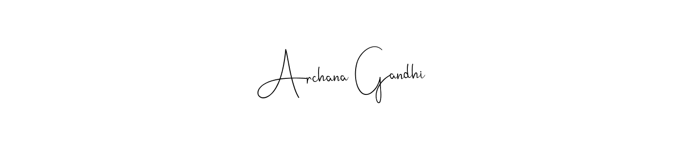 Also You can easily find your signature by using the search form. We will create Archana Gandhi name handwritten signature images for you free of cost using Andilay-7BmLP sign style. Archana Gandhi signature style 4 images and pictures png