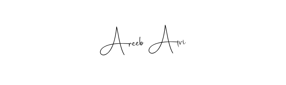 You can use this online signature creator to create a handwritten signature for the name Areeb Alvi. This is the best online autograph maker. Areeb Alvi signature style 4 images and pictures png