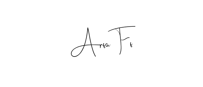 Check out images of Autograph of Arfa Ff name. Actor Arfa Ff Signature Style. Andilay-7BmLP is a professional sign style online. Arfa Ff signature style 4 images and pictures png