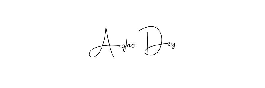 You should practise on your own different ways (Andilay-7BmLP) to write your name (Argho Dey) in signature. don't let someone else do it for you. Argho Dey signature style 4 images and pictures png