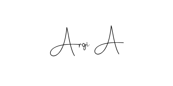 Also You can easily find your signature by using the search form. We will create Argi A name handwritten signature images for you free of cost using Andilay-7BmLP sign style. Argi A signature style 4 images and pictures png