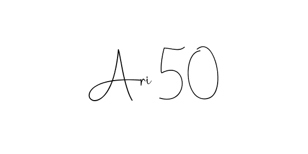 if you are searching for the best signature style for your name Ari 50. so please give up your signature search. here we have designed multiple signature styles  using Andilay-7BmLP. Ari 50 signature style 4 images and pictures png