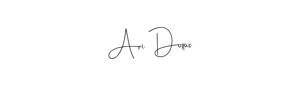 This is the best signature style for the Ari Dollas name. Also you like these signature font (Andilay-7BmLP). Mix name signature. Ari Dollas signature style 4 images and pictures png