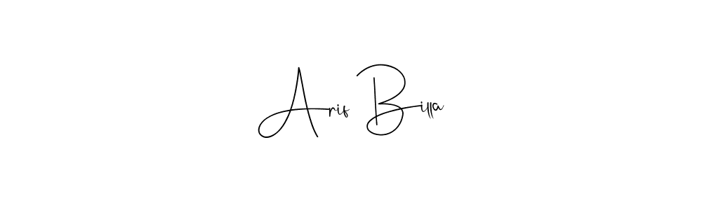 Arif Billa stylish signature style. Best Handwritten Sign (Andilay-7BmLP) for my name. Handwritten Signature Collection Ideas for my name Arif Billa. Arif Billa signature style 4 images and pictures png