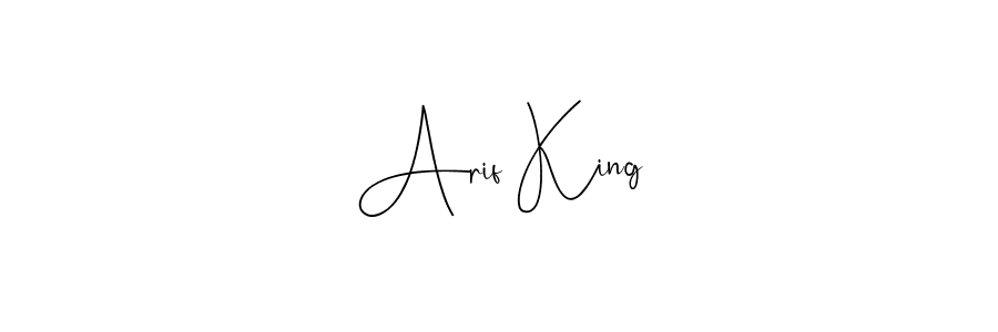 if you are searching for the best signature style for your name Arif King. so please give up your signature search. here we have designed multiple signature styles  using Andilay-7BmLP. Arif King signature style 4 images and pictures png