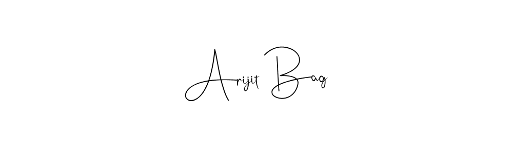 Make a beautiful signature design for name Arijit Bag. With this signature (Andilay-7BmLP) style, you can create a handwritten signature for free. Arijit Bag signature style 4 images and pictures png