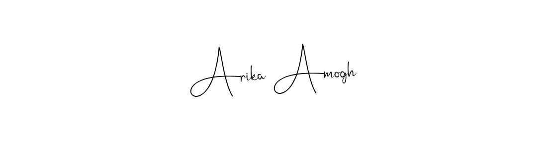 Also You can easily find your signature by using the search form. We will create Arika Amogh name handwritten signature images for you free of cost using Andilay-7BmLP sign style. Arika Amogh signature style 4 images and pictures png