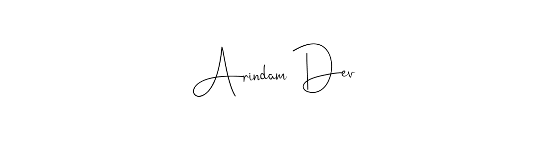 Use a signature maker to create a handwritten signature online. With this signature software, you can design (Andilay-7BmLP) your own signature for name Arindam Dev. Arindam Dev signature style 4 images and pictures png