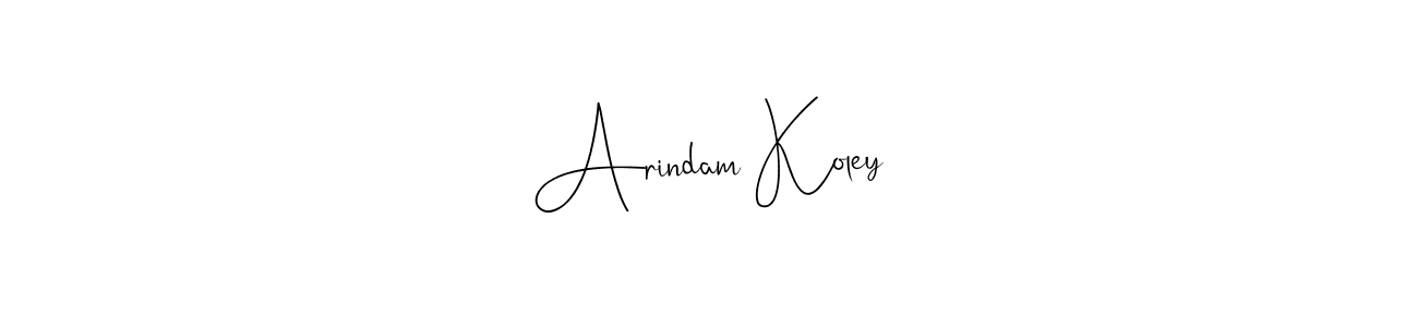 Also we have Arindam Koley name is the best signature style. Create professional handwritten signature collection using Andilay-7BmLP autograph style. Arindam Koley signature style 4 images and pictures png