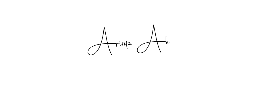 This is the best signature style for the Arinta Ak name. Also you like these signature font (Andilay-7BmLP). Mix name signature. Arinta Ak signature style 4 images and pictures png