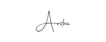 The Andilay-7BmLP font gives name Aritha a signature that looks effortless yet distinguished. Download high-res PNG instantly. Aritha signature style 4 images and pictures png