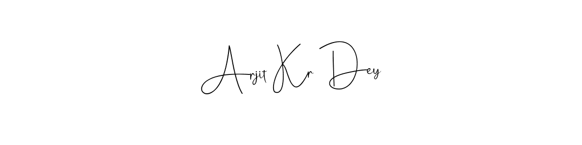 Here are the top 10 professional signature styles for the name Arjit Kr Dey. These are the best autograph styles you can use for your name. Arjit Kr Dey signature style 4 images and pictures png