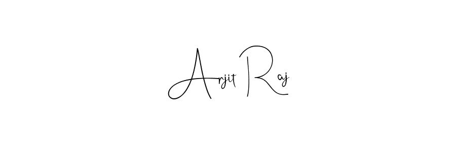Arjit Raj stylish signature style. Best Handwritten Sign (Andilay-7BmLP) for my name. Handwritten Signature Collection Ideas for my name Arjit Raj. Arjit Raj signature style 4 images and pictures png