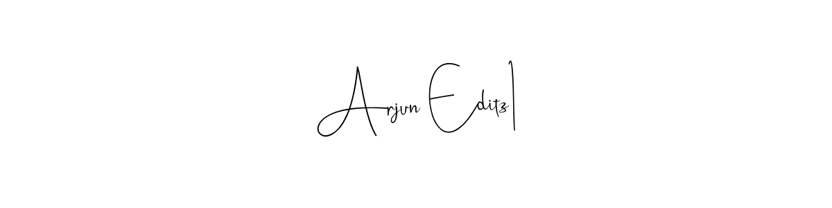 Once you've used our free online signature maker to create your best signature Andilay-7BmLP style, it's time to enjoy all of the benefits that Arjun Editz1 name signing documents. Arjun Editz1 signature style 4 images and pictures png