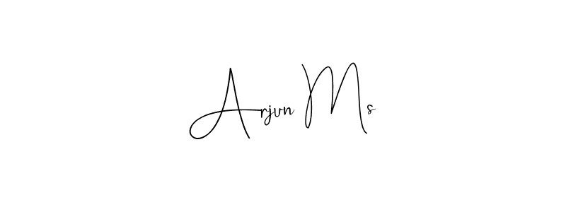 It looks lik you need a new signature style for name Arjun Ms. Design unique handwritten (Andilay-7BmLP) signature with our free signature maker in just a few clicks. Arjun Ms signature style 4 images and pictures png