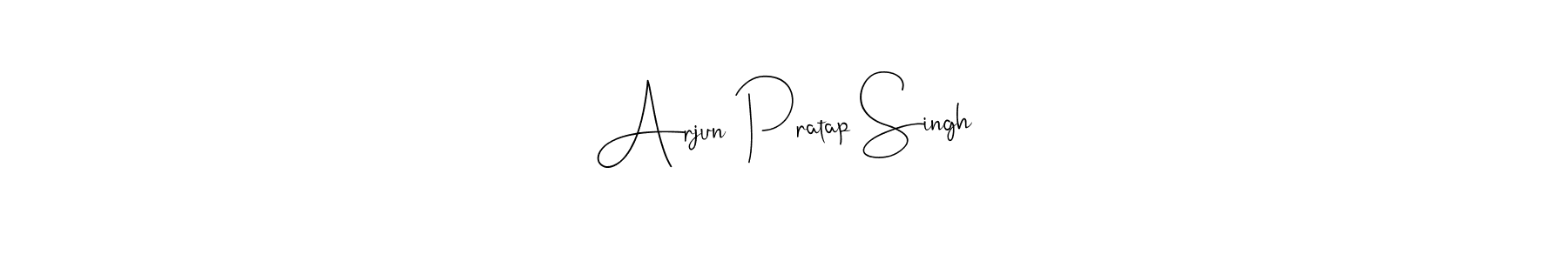 Andilay-7BmLP is a professional signature style that is perfect for those who want to add a touch of class to their signature. It is also a great choice for those who want to make their signature more unique. Get Arjun Pratap Singh name to fancy signature for free. Arjun Pratap Singh signature style 4 images and pictures png