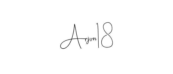 Design your own signature with our free online signature maker. With this signature software, you can create a handwritten (Andilay-7BmLP) signature for name Arjun18. Arjun18 signature style 4 images and pictures png