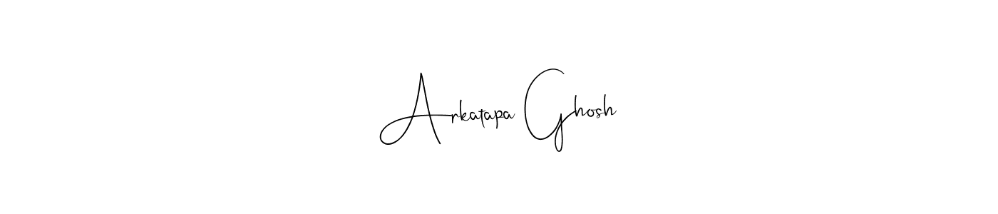 Design your own signature with our free online signature maker. With this signature software, you can create a handwritten (Andilay-7BmLP) signature for name Arkatapa Ghosh. Arkatapa Ghosh signature style 4 images and pictures png