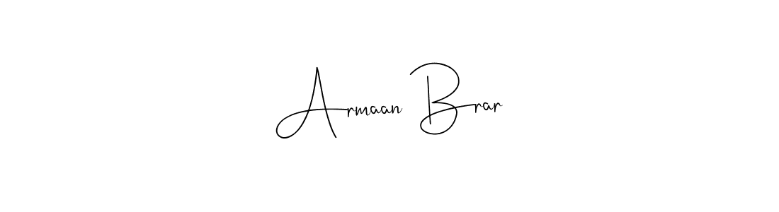 Create a beautiful signature design for name Armaan Brar. With this signature (Andilay-7BmLP) fonts, you can make a handwritten signature for free. Armaan Brar signature style 4 images and pictures png