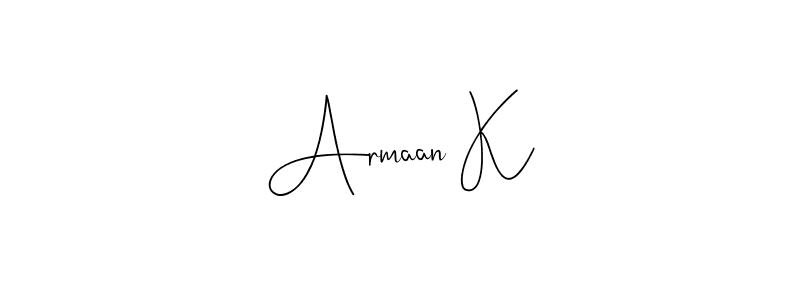 How to Draw Armaan K signature style? Andilay-7BmLP is a latest design signature styles for name Armaan K. Armaan K signature style 4 images and pictures png