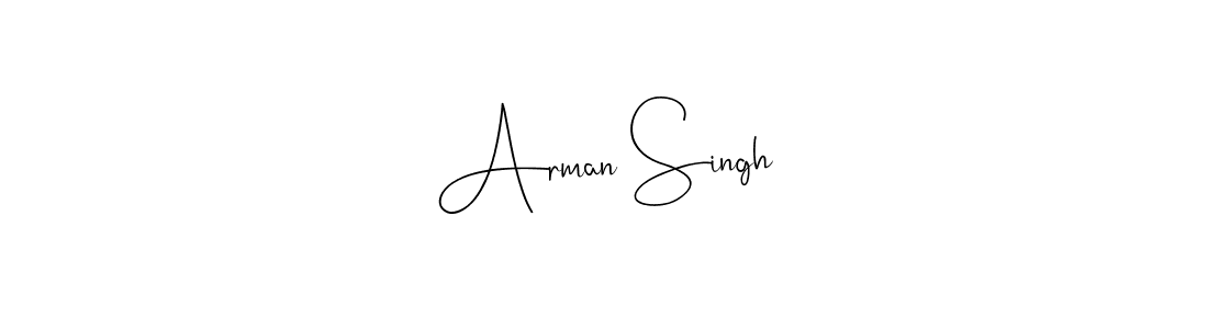 Make a beautiful signature design for name Arman Singh. Use this online signature maker to create a handwritten signature for free. Arman Singh signature style 4 images and pictures png