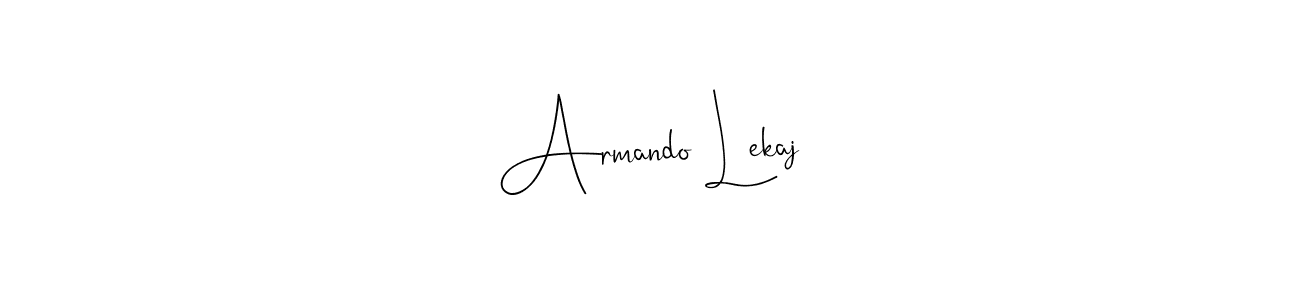 The best way (Andilay-7BmLP) to make a short signature is to pick only two or three words in your name. The name Armando Lekaj include a total of six letters. For converting this name. Armando Lekaj signature style 4 images and pictures png