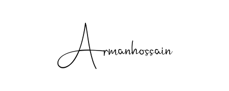 Make a short Armanhossain signature style. Manage your documents anywhere anytime using Andilay-7BmLP. Create and add eSignatures, submit forms, share and send files easily. Armanhossain signature style 4 images and pictures png