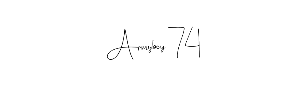 The best way (Andilay-7BmLP) to make a short signature is to pick only two or three words in your name. The name Armyboy 74 include a total of six letters. For converting this name. Armyboy 74 signature style 4 images and pictures png