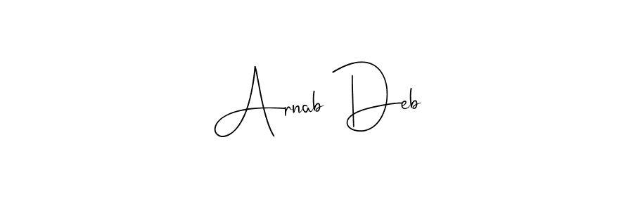 Once you've used our free online signature maker to create your best signature Andilay-7BmLP style, it's time to enjoy all of the benefits that Arnab Deb name signing documents. Arnab Deb signature style 4 images and pictures png