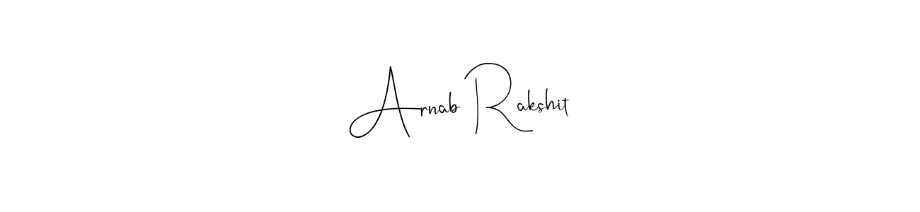 Andilay-7BmLP is a professional signature style that is perfect for those who want to add a touch of class to their signature. It is also a great choice for those who want to make their signature more unique. Get Arnab Rakshit name to fancy signature for free. Arnab Rakshit signature style 4 images and pictures png