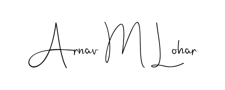 Style your name Arnav M Lohar with confidence using Andilay-7BmLP signature design. Simple, elegant, and ready for immediate document use. Arnav M Lohar signature style 4 images and pictures png