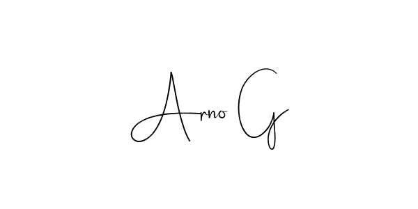 Also we have Arno G name is the best signature style. Create professional handwritten signature collection using Andilay-7BmLP autograph style. Arno G signature style 4 images and pictures png