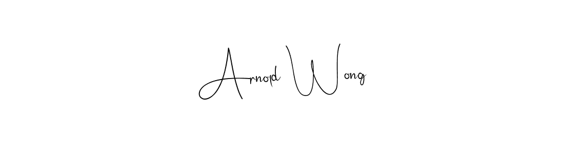 Make a short Arnold Wong signature style. Manage your documents anywhere anytime using Andilay-7BmLP. Create and add eSignatures, submit forms, share and send files easily. Arnold Wong signature style 4 images and pictures png