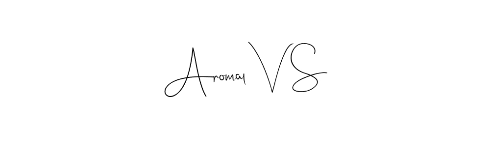 Best and Professional Signature Style for Aromal V S. Andilay-7BmLP Best Signature Style Collection. Aromal V S signature style 4 images and pictures png