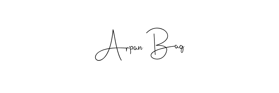 The best way (Andilay-7BmLP) to make a short signature is to pick only two or three words in your name. The name Arpan Bag include a total of six letters. For converting this name. Arpan Bag signature style 4 images and pictures png