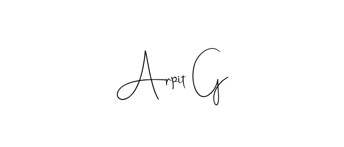 Similarly Andilay-7BmLP is the best handwritten signature design. Signature creator online .You can use it as an online autograph creator for name Arpit G. Arpit G signature style 4 images and pictures png