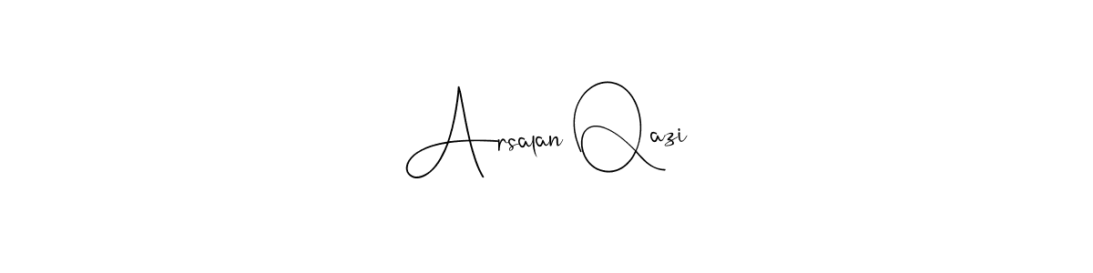 This is the best signature style for the Arsalan Qazi name. Also you like these signature font (Andilay-7BmLP). Mix name signature. Arsalan Qazi signature style 4 images and pictures png
