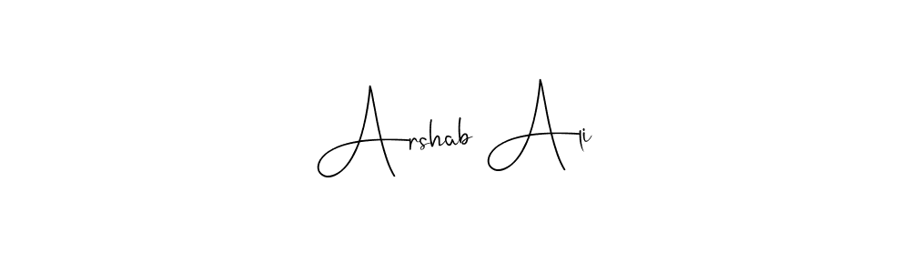 Arshab Ali stylish signature style. Best Handwritten Sign (Andilay-7BmLP) for my name. Handwritten Signature Collection Ideas for my name Arshab Ali. Arshab Ali signature style 4 images and pictures png