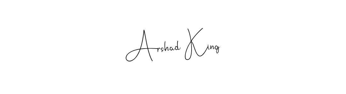 This is the best signature style for the Arshad King name. Also you like these signature font (Andilay-7BmLP). Mix name signature. Arshad King signature style 4 images and pictures png